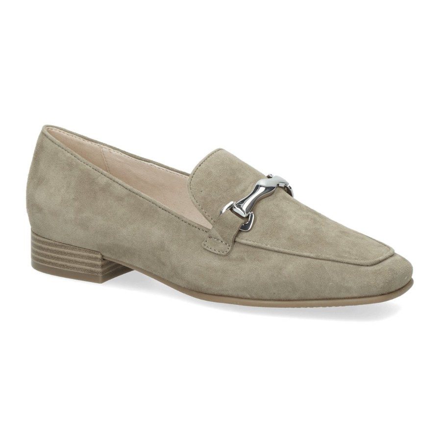 Caprice Caprice Classic Suede Loafer | 24206 | Cactus | Brogues And Loafers