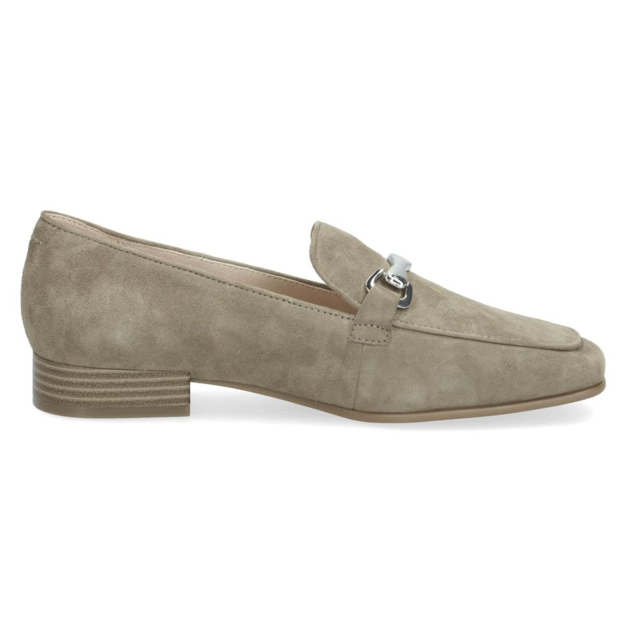 Caprice Caprice Classic Suede Loafer | 24206 | Cactus | Brogues And Loafers