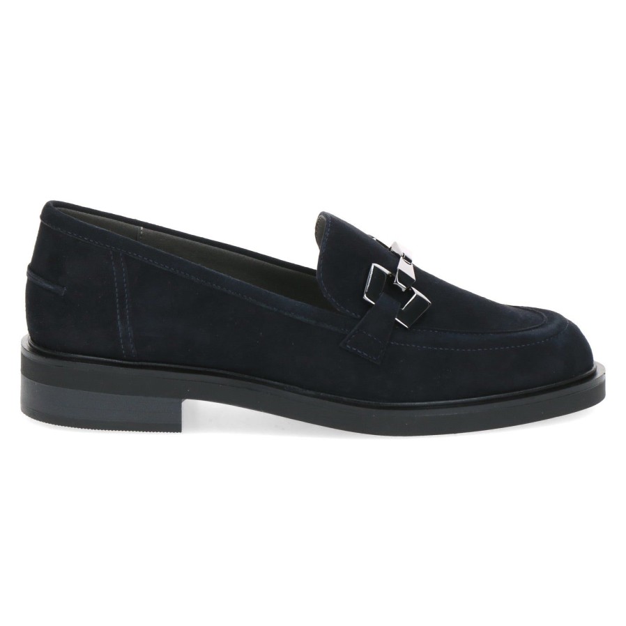 Caprice Caprice / 24200 Chunky Suede Loafer /. Ocean | Brogues And Loafers