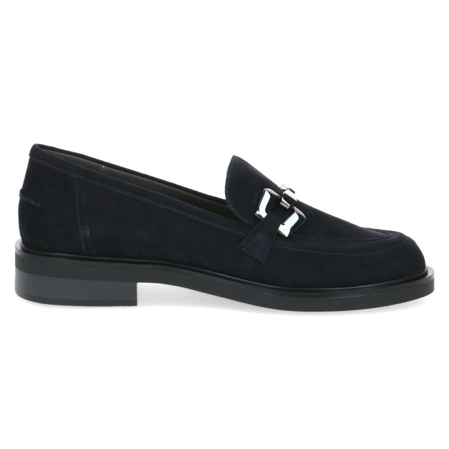 Caprice Caprice / 24200 Chunky Suede Loafer /. Ocean | Brogues And Loafers