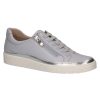 Caprice Caprice Leather Zip - Up Trainer 23755 | Blue Pearl | Trainers