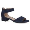 Caprice Caprice Suede Heeled Sandal 28212 | Ocean | Comfortable Classics