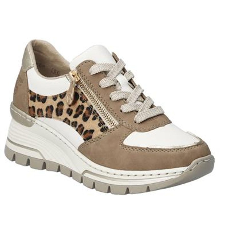 Rieker Rieker | Zip - Up Trainer | N8308-64 | Leopard | Trainers