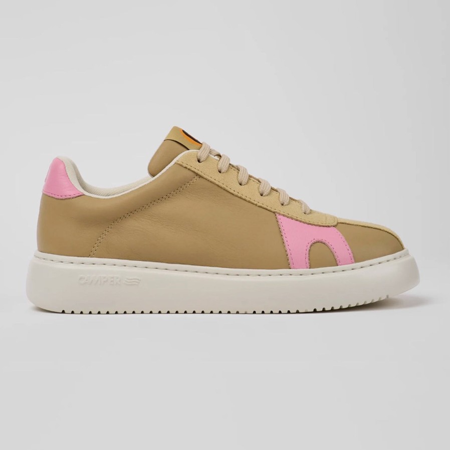 Camper Camper | Runner K21 Trainer | Beige/Pink | Trainers