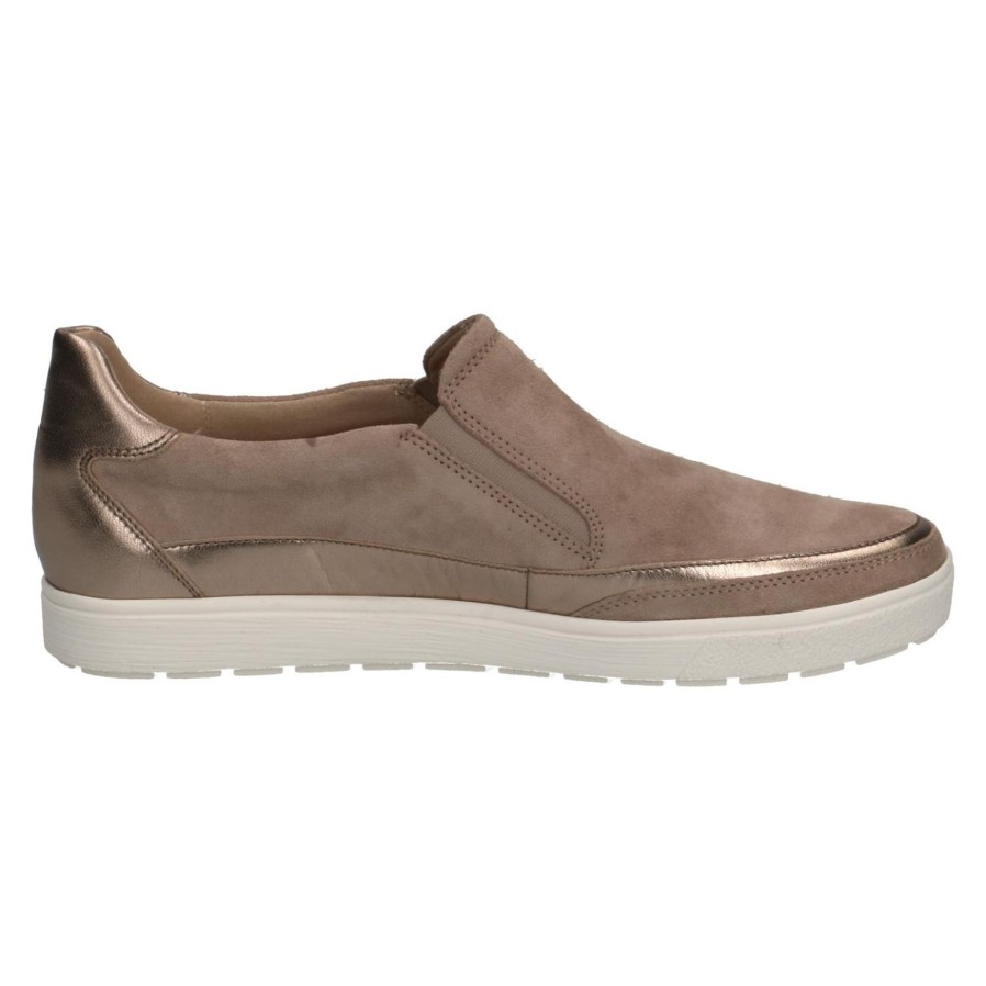 Caprice Caprice Slip On Trainer | 24656 | Cement Suede | Trainers