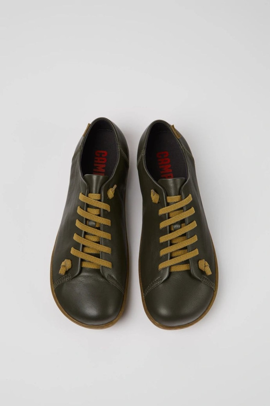 Camper Men’s Camper | Peu Leather Shoe | Green | Men'S Shoes