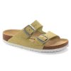 Birkenstock Birkenstock | Arizona Suede Leather | Shimmering Popcorn *Online Exclusive* | Flat Sandals