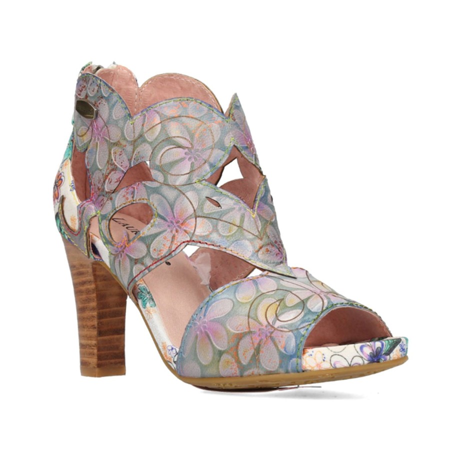 Laura Vita Laura Vita | Alcbaneo 121 | Sky | Heeled Sandals