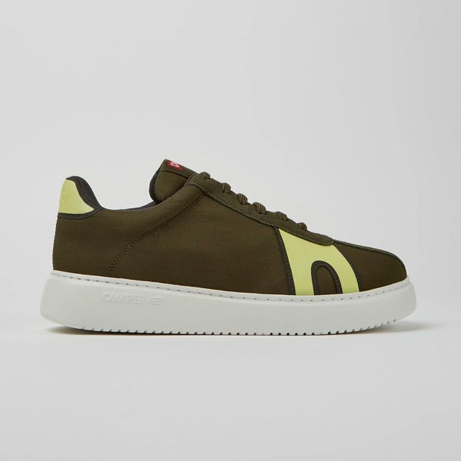 Camper Men’s Camper | Runner K21 | Green/Yellow | Men'S Shoes