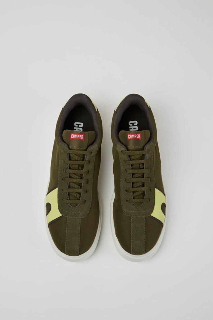 Camper Men’s Camper | Runner K21 | Green/Yellow | Men'S Shoes