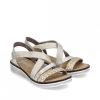 Rieker Rieker | Metallic Sandal | V3663-90 | Gold | Flat Sandals