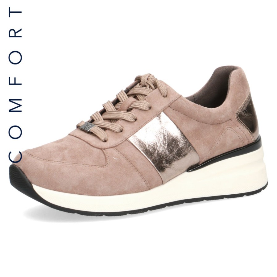 Caprice Caprice Trainer | 23707-27 | Taupe/Metallic | Trainers