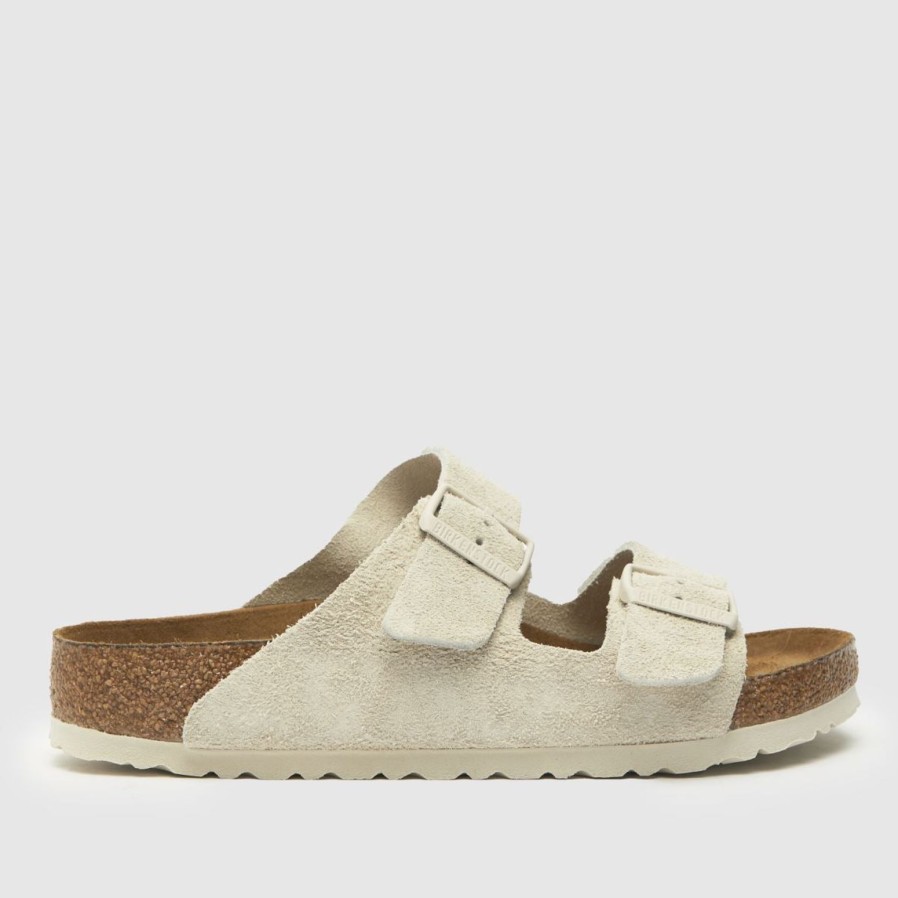 Birkenstock Arizona Suede | Antique Whie | Comfortable Classics