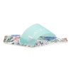 Laura Vita Laura Vita | Nage 08 Tropical Print Slider | Blue | Flat Sandals