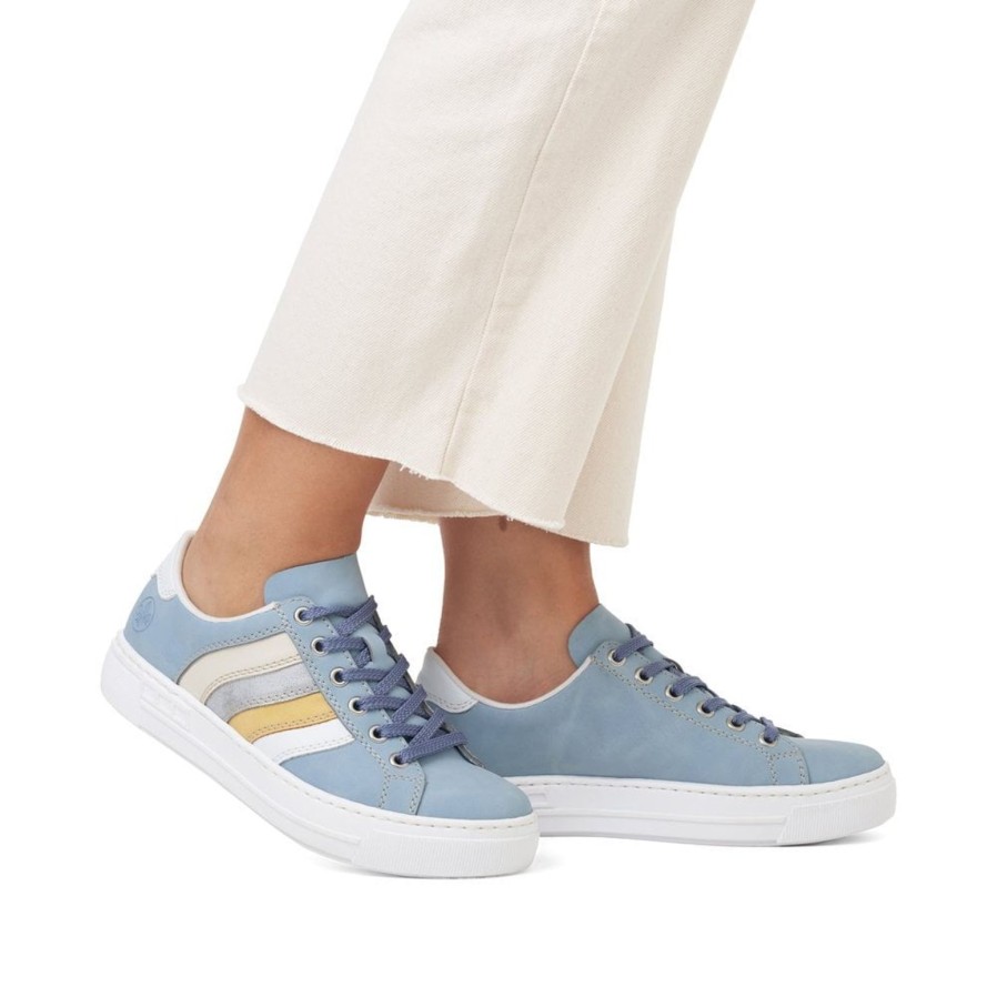 Rieker Rieker Lace - Up Trainer | L8802-10 | Blue | Trainers