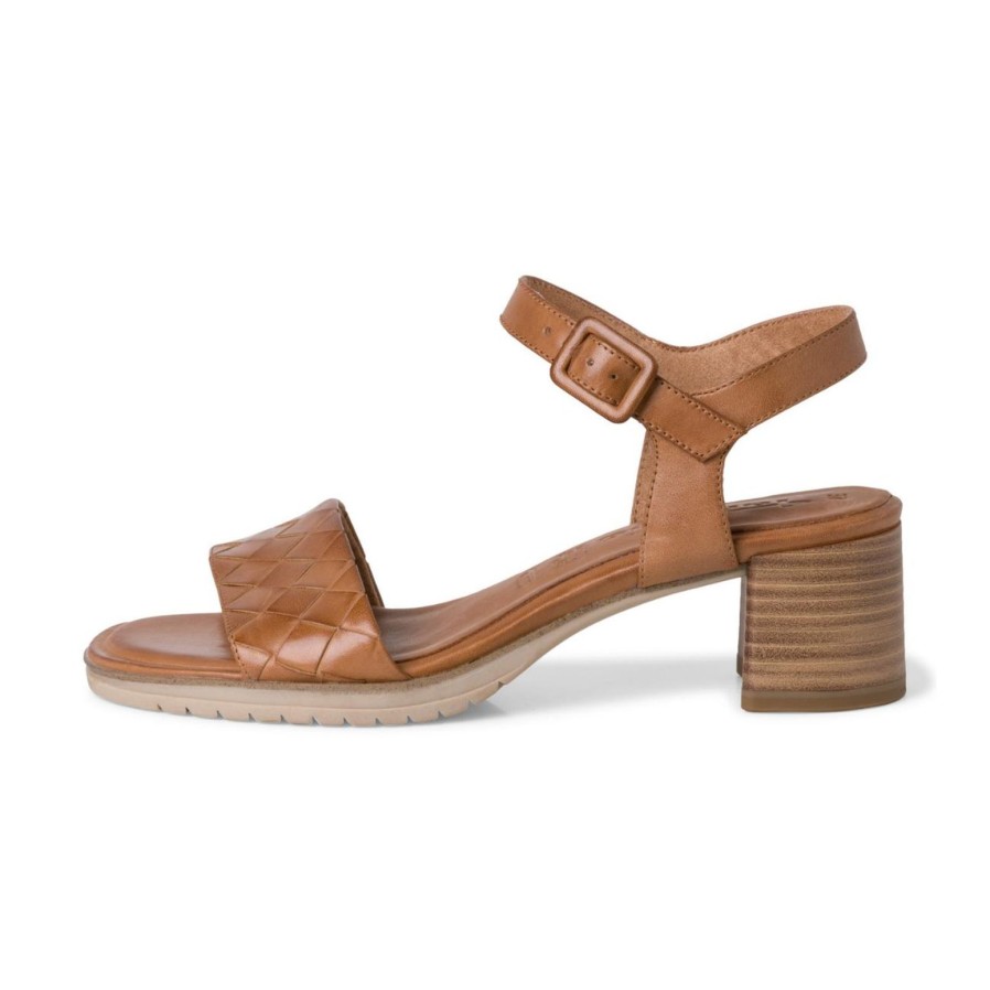 Tamaris Tamaris Block Heel Sandal | 28304 | Camel | Heeled Sandals