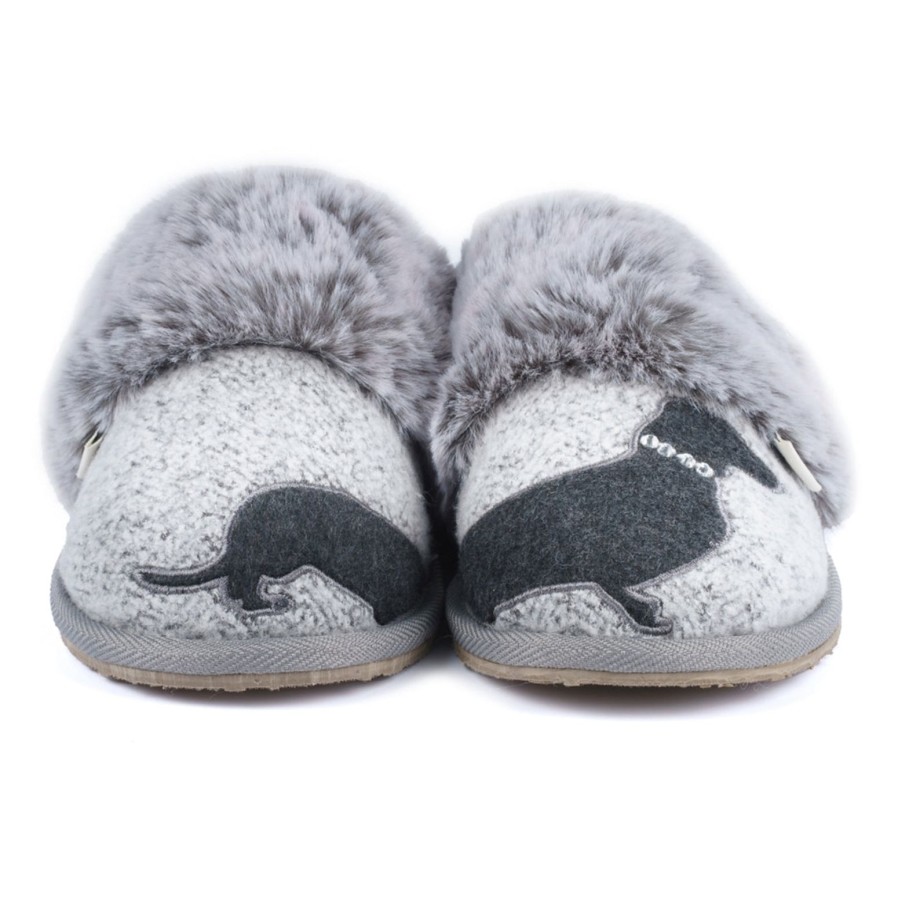 LazyDogz Lazy Dogz | Dasher Slipper | Grey | Slippers