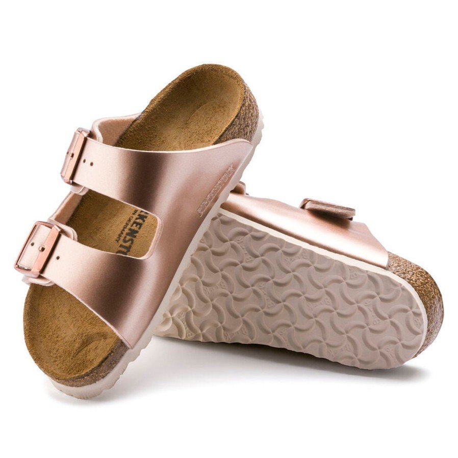 Birkenstock Arizona Birko-Flor | Copper | Flat Sandals