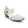 Rieker Rieker | Mary Jane Shoe 43786-80 | White | Heeled Sandals