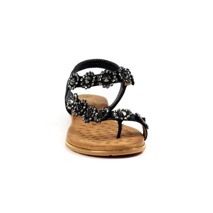 Lunar Lunar | Charlotte Ii Sandal | Black | Flat Sandals