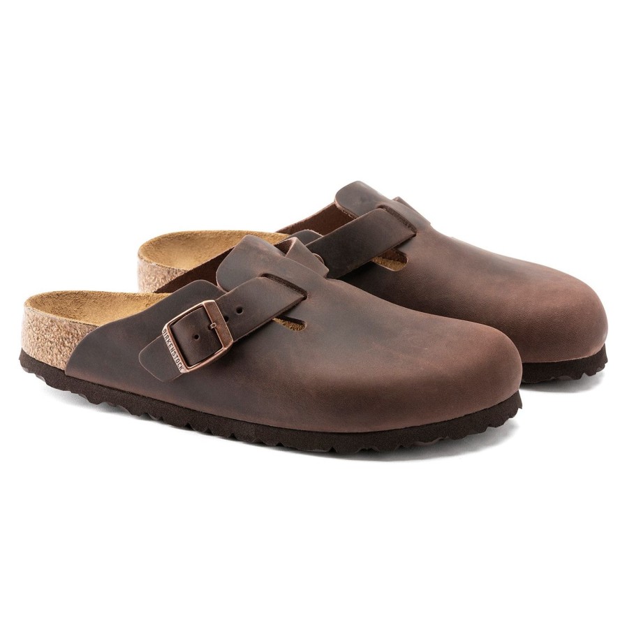 Birkenstock Birkenstock | Boston Oiled Leather | Habana | Men'S Sandals