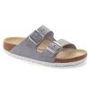 Birkenstock Birkenstock | Arizona Suede Leather | Purple Fog *Online Exclusive* | Flat Sandals