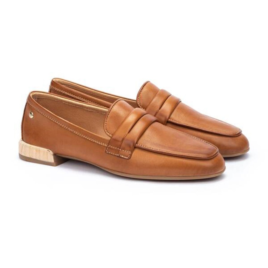 Pikolinos Women’s Pikolinos | Almeria Leather Loafer W9W-2531 | Brandy | Brogues And Loafers