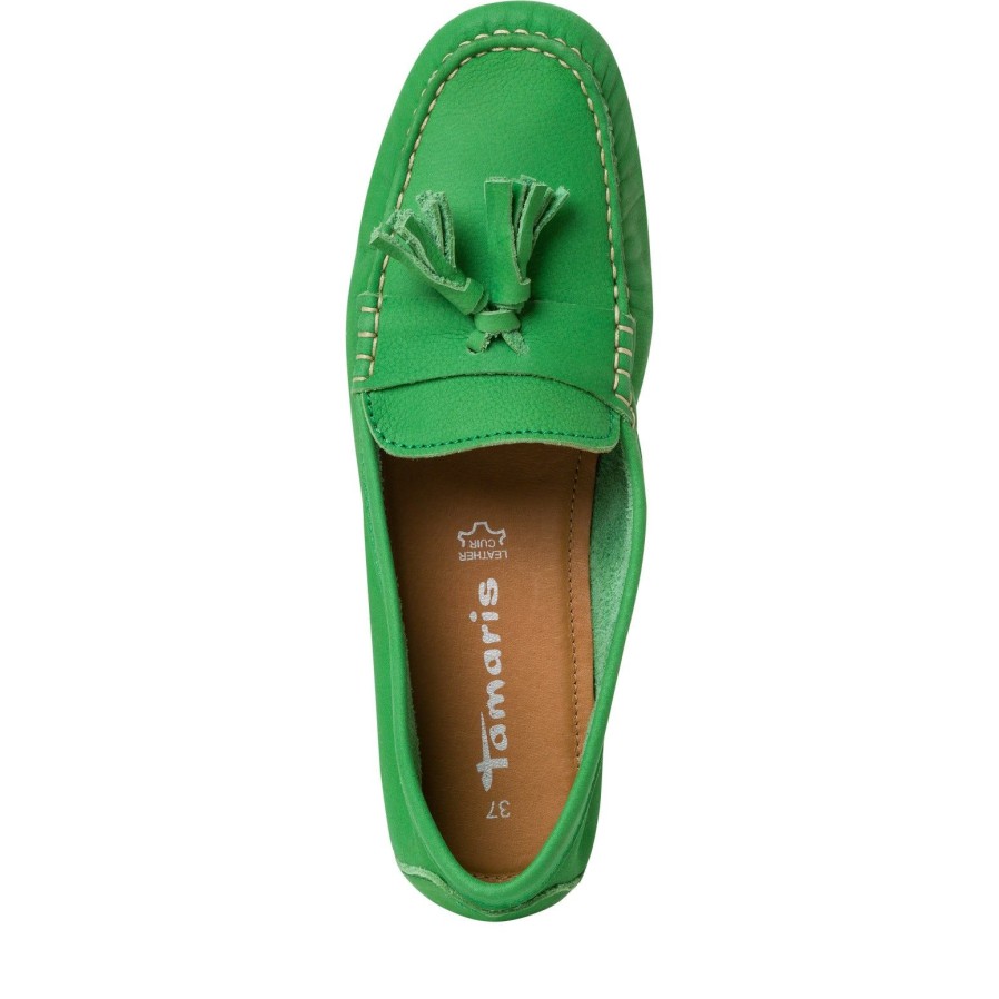 Tamaris Tamaris Loafer 24600 | Green | Brogues And Loafers