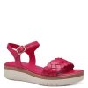 Tamaris Tamaris Flatform Sandal 28216 | Fushia | Flat Sandals