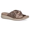 Caprice Caprice Chunky Soled Sandal 27202 | Taupe Metallic | Flat Sandals